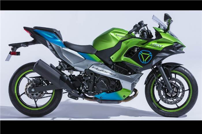 Kawasaki electric bikes unveiled.